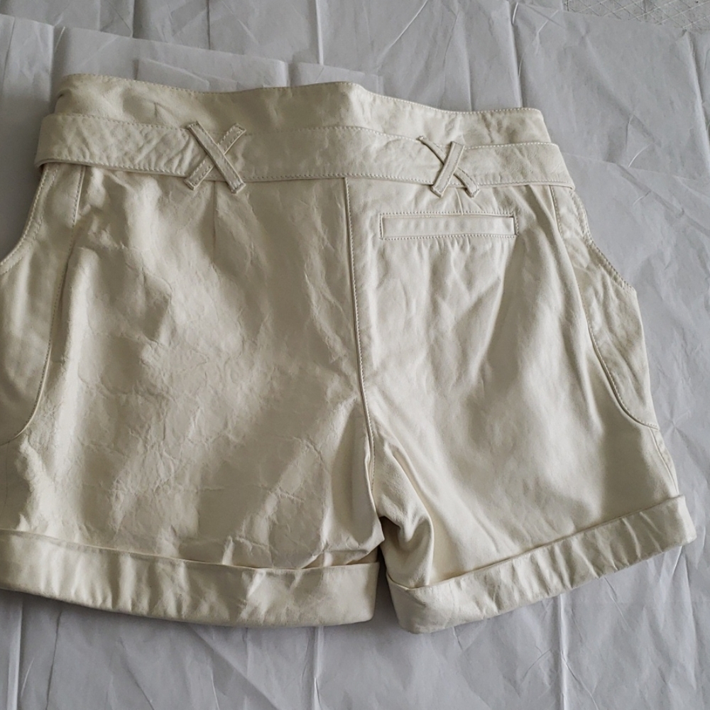 Rebecca Minkoff NEW Shorts Leather LaceUp Sexy ๐HP๐ - Picture 6 of 16